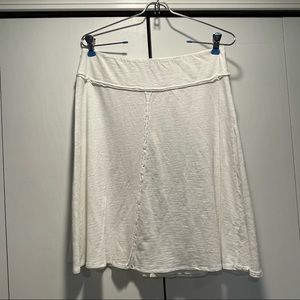 White Prana organic cotton skirt